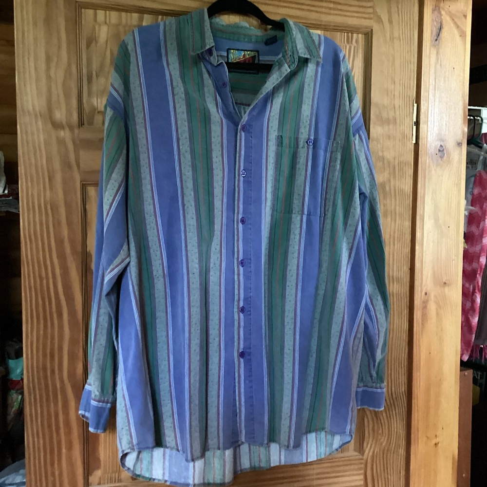 Blazer Vintage Men’s shirt in bold stripes